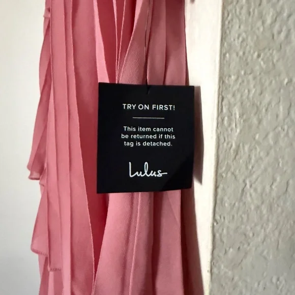 Lulus Mesmerizing Essence Pink Pleated Backless Tiered Maxi Dress - Size M - Picture 3 of 5